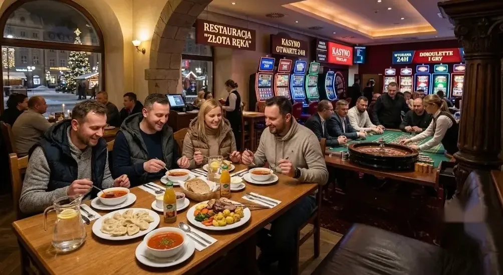 Wnętrze restauracji Kielbasa & Co